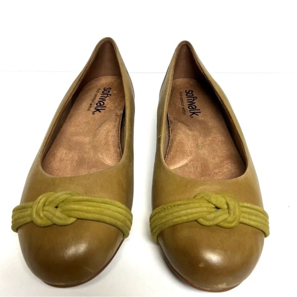 Softwalk Womens Sonoma Knot Flat Olive Size 10.5Wide - Picture 3 of 6